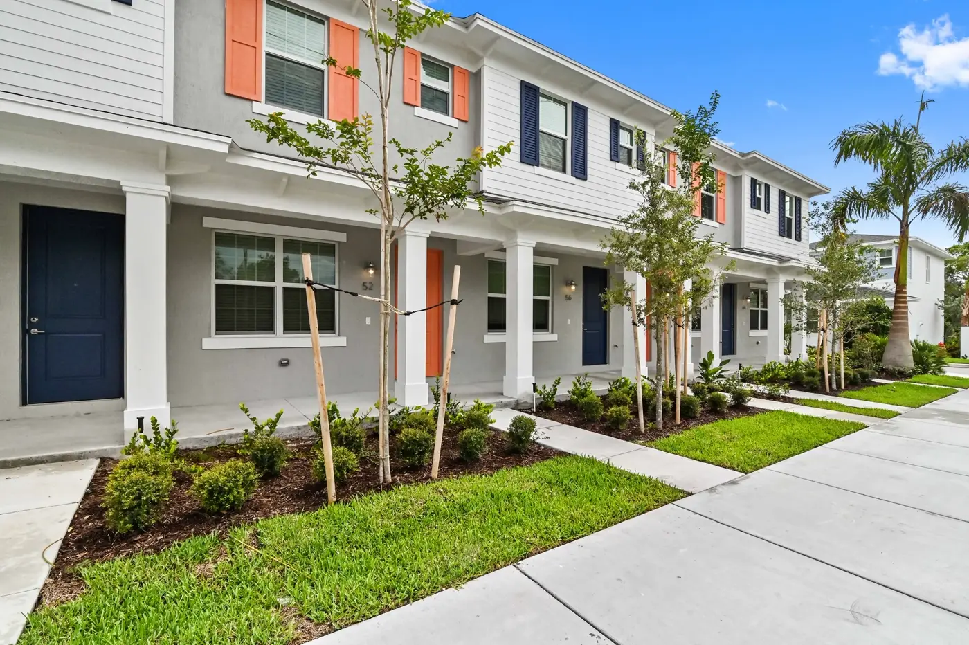 Single-family home exterior at Haney Creek Crossing