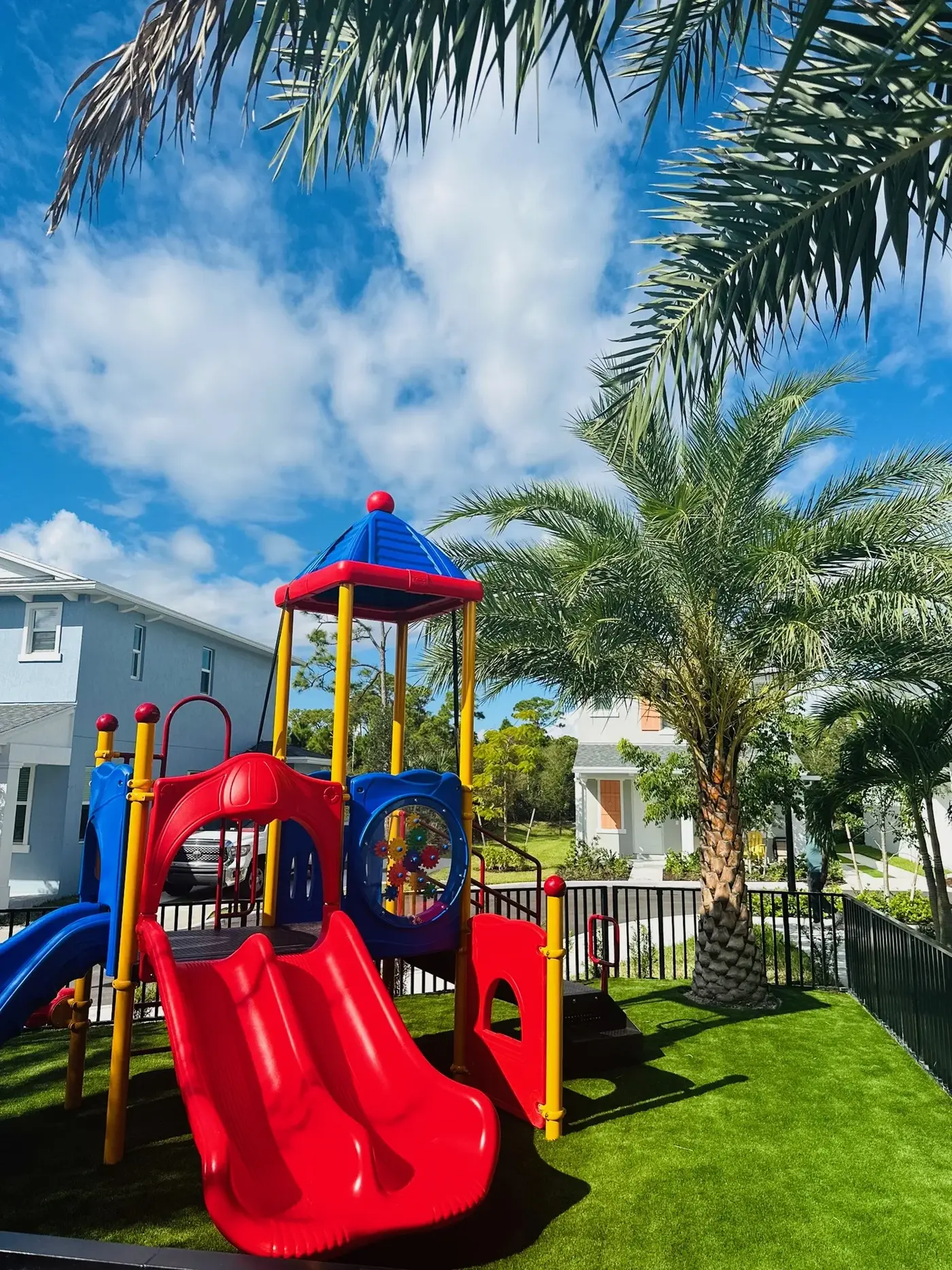 Tot lot play area
